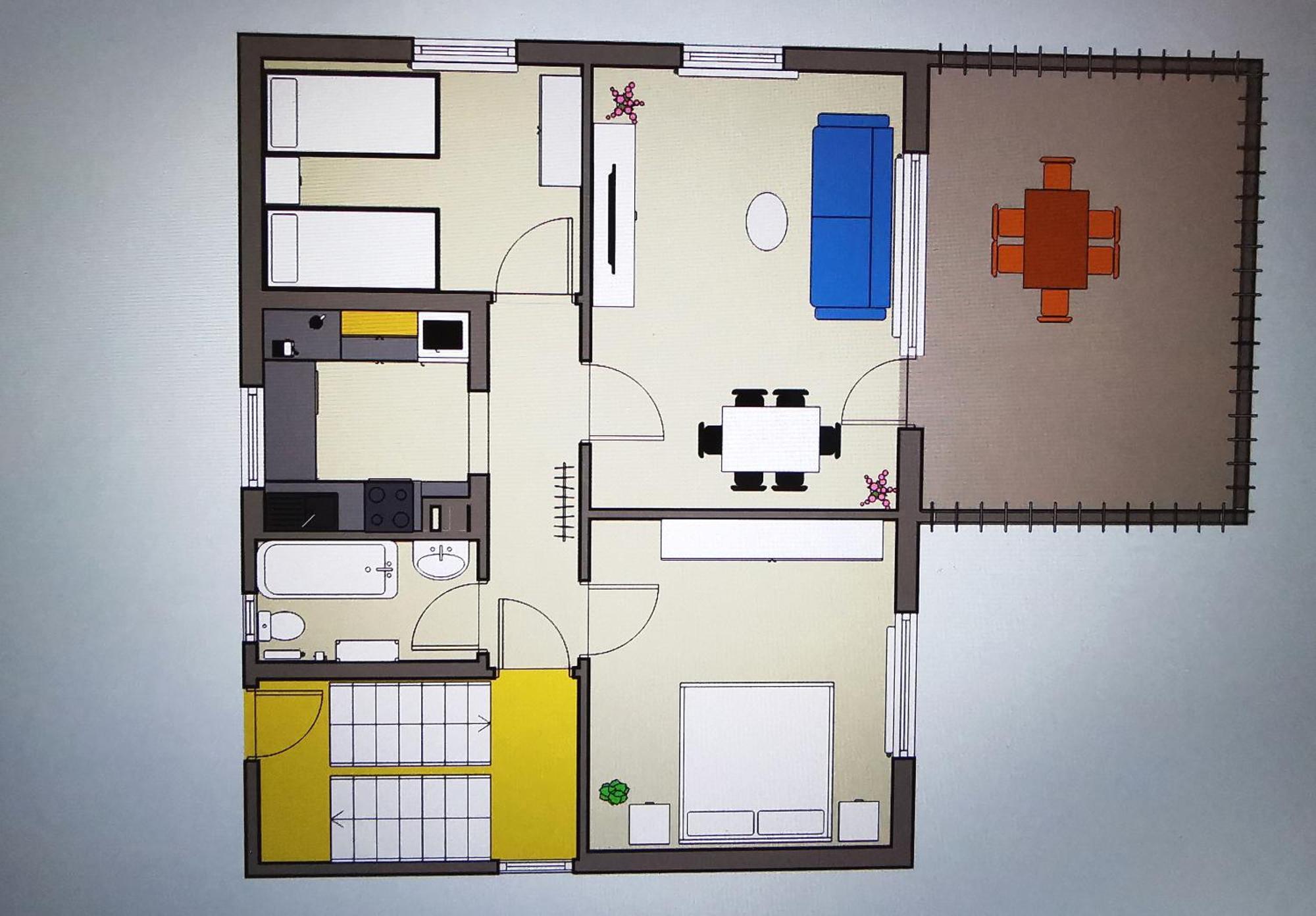 3 Zimmer-Apartment Mit Terrasse Gernsbach Eksteriør billede